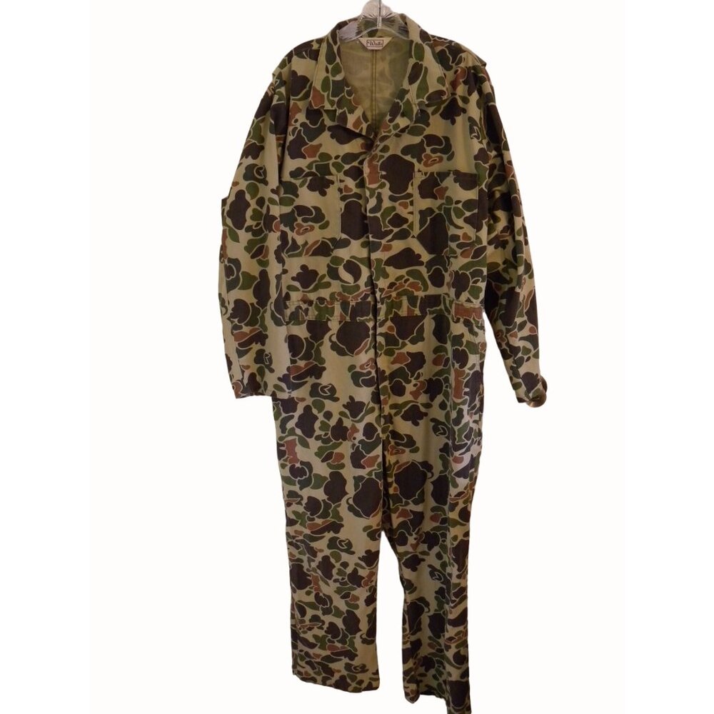Walls Camo Coveralls Hunting Fishing Men's Size L